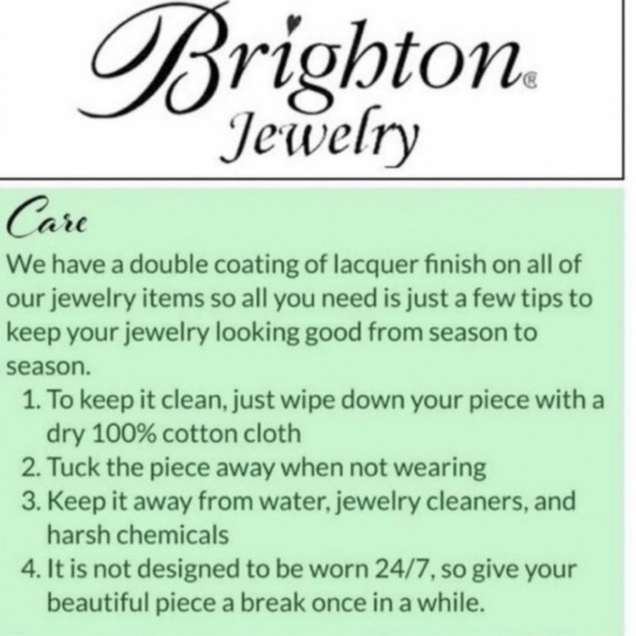 Brighton HEARTLAND Silver Heart Swarovski Crystal Necklace Bracelet Earring RARE - Picture 13 of 17